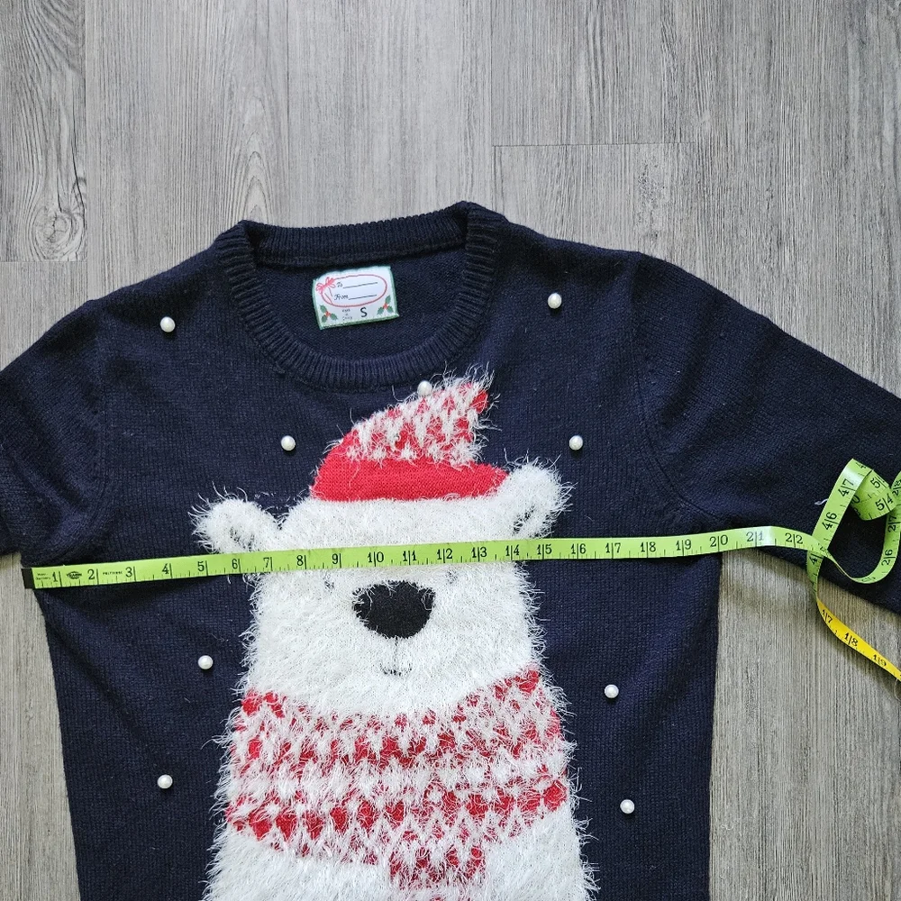 COPY - "UGLY" CHRISTMAS SWEATER, that's actually cute!!... size S - Picture 6 of 9